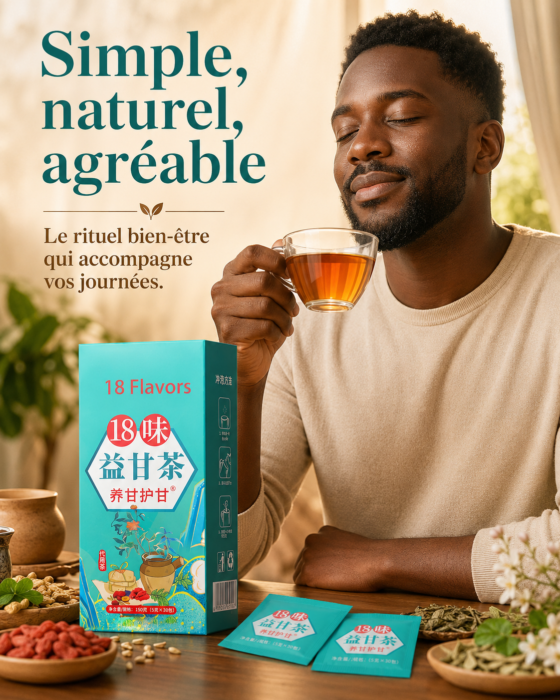 Thé  Ye Gan pour une Meilleure Santé